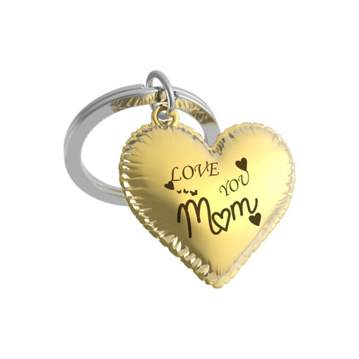 Picture of HEART SHAPE KEY RING -  LOVE YOU MUM